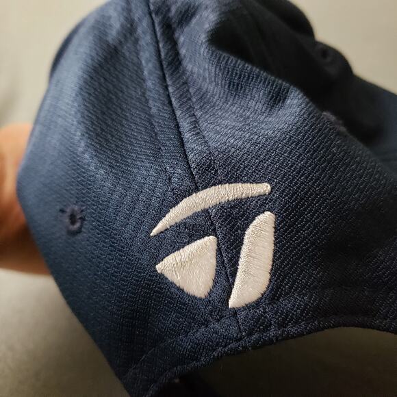 TAYLORMADE tmax gear Hat OSFM Navy Blue Golf Hat 100% Polyester - Picture 6 of 8